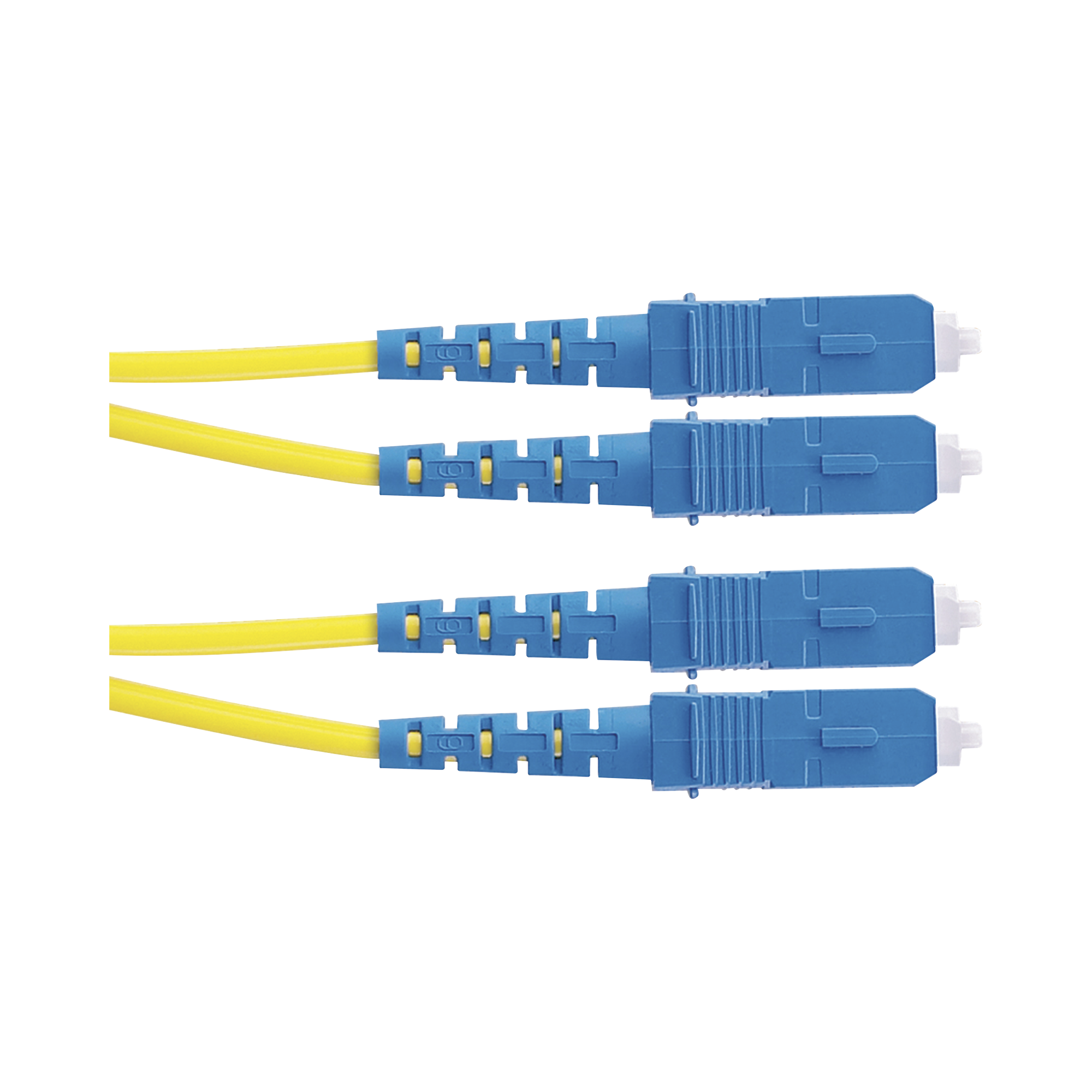 Jumper de Fibra Optica Monomodo 9/125 OS2, SC-SC Duplex, OFNR (Riser), Color Amarillo, 5 Metros