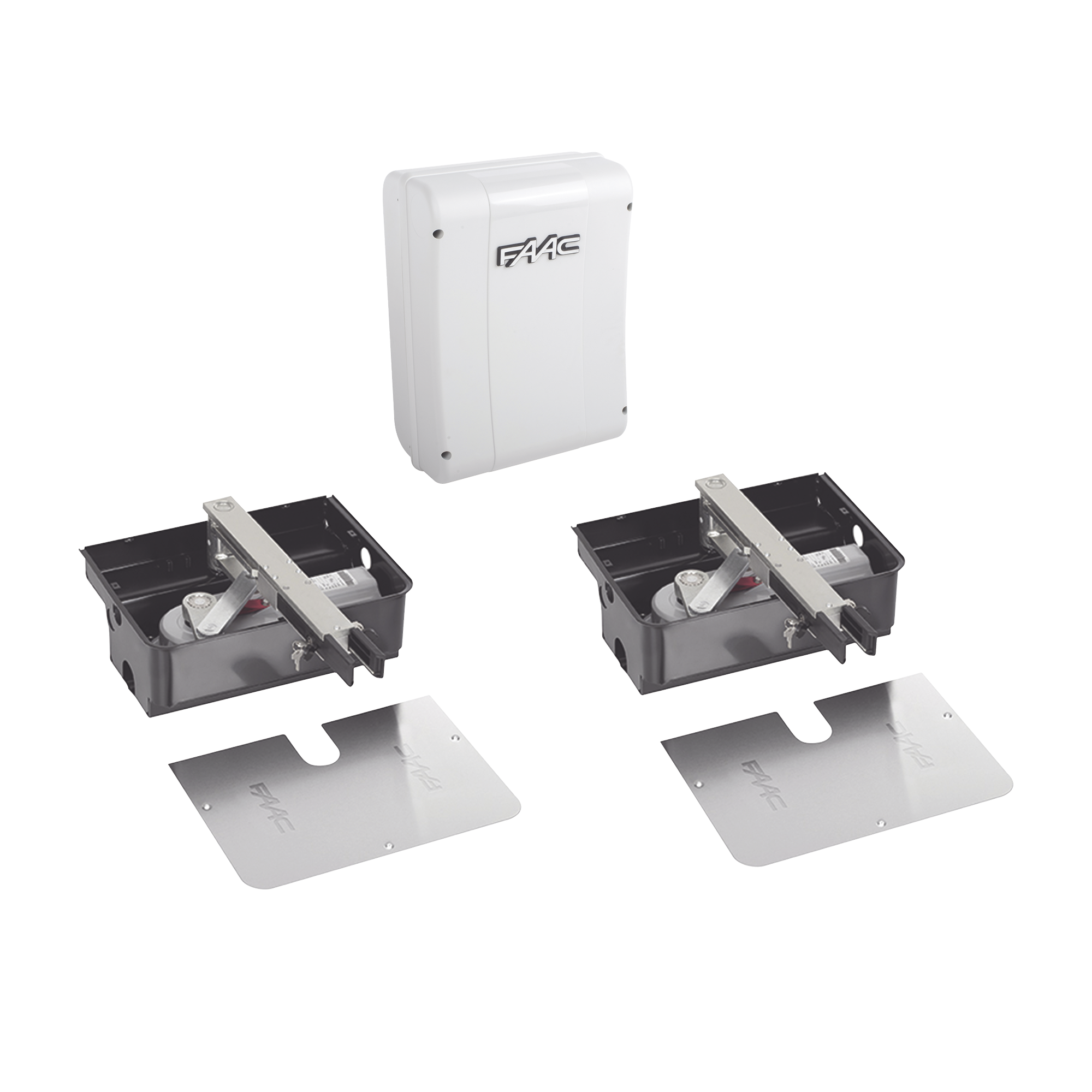 Kit de Operadores Subterraneos FAAC 770N 24V para Puertas Abatibles / Para Puertas de Hasta 3.5 Metros