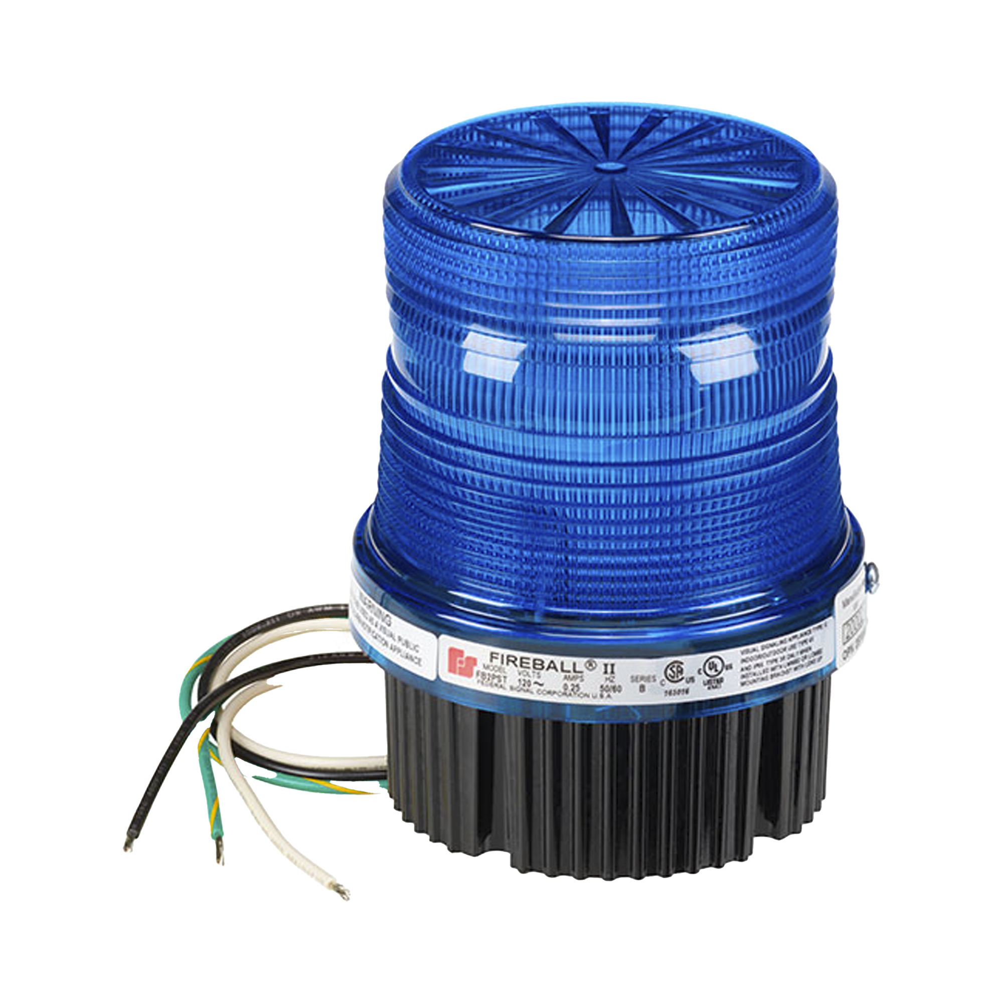 Estrobo fireball Para Ubicaciones Peligrosas, UL y cUL, 120 Vca, Azul