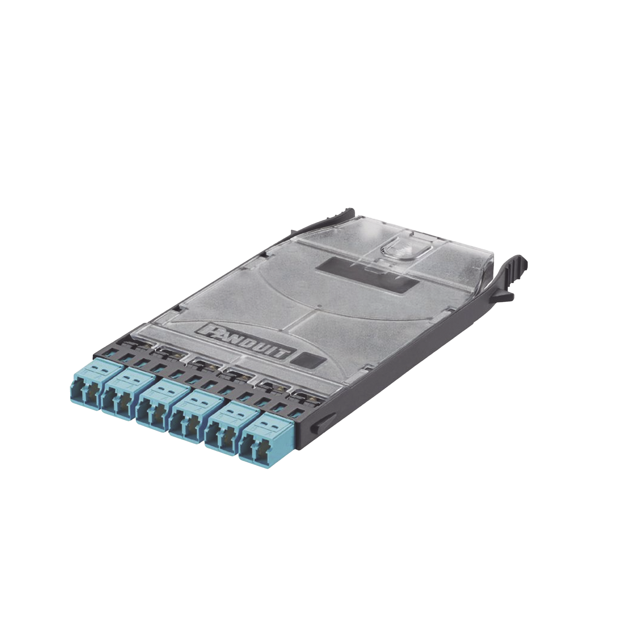 Cassette HD Flex™ Con 6 Puertos LC Duplex (12 Fibras), Para Fibra Multimodo OM3, Color Azul