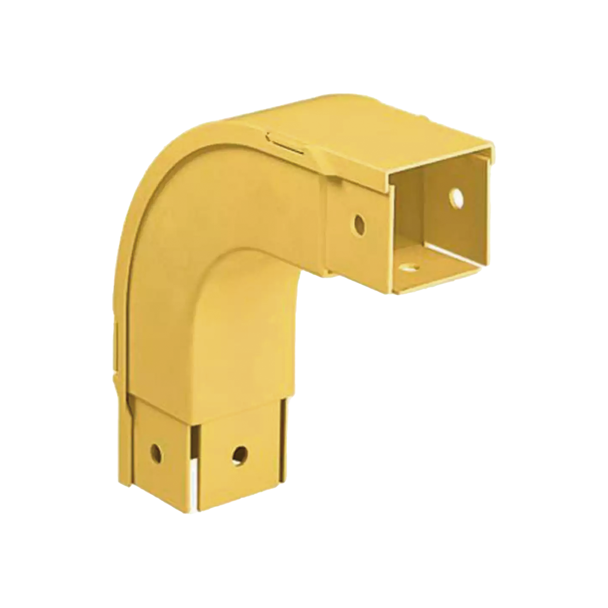 Bajada Vertical Exterior de 90¬∫, Para uso con Canaletas 2x2 FiberRunner™, Color Amarillo
