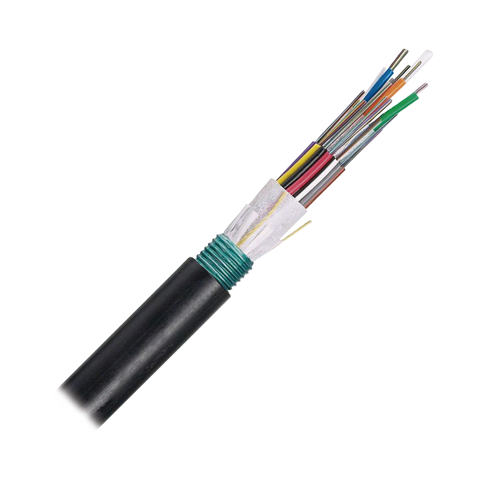 Cable de Fibra Óptica 6 hilos, OSP (Planta Externa), Armada, MDPE (Polietileno de Media densidad), Multimodo OM3 50/125 Optimizada, Precio Por Metro