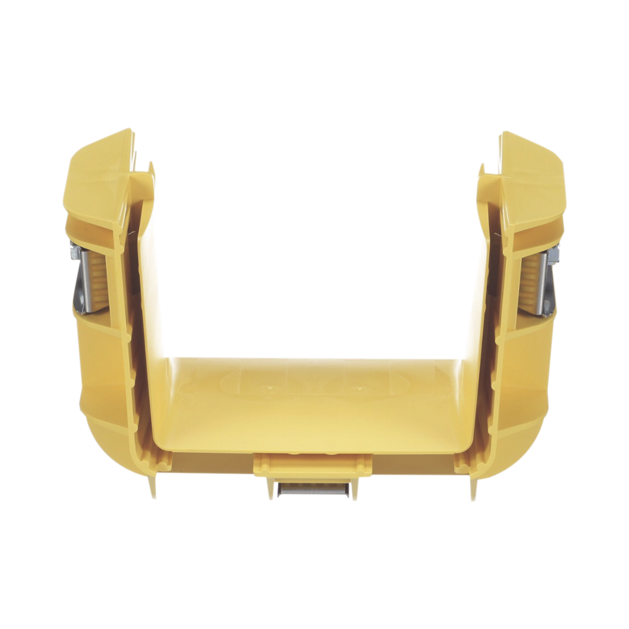 Union Recta "Cople", Para Canaleta FiberRunner™ 4X4, Color Amarillo
