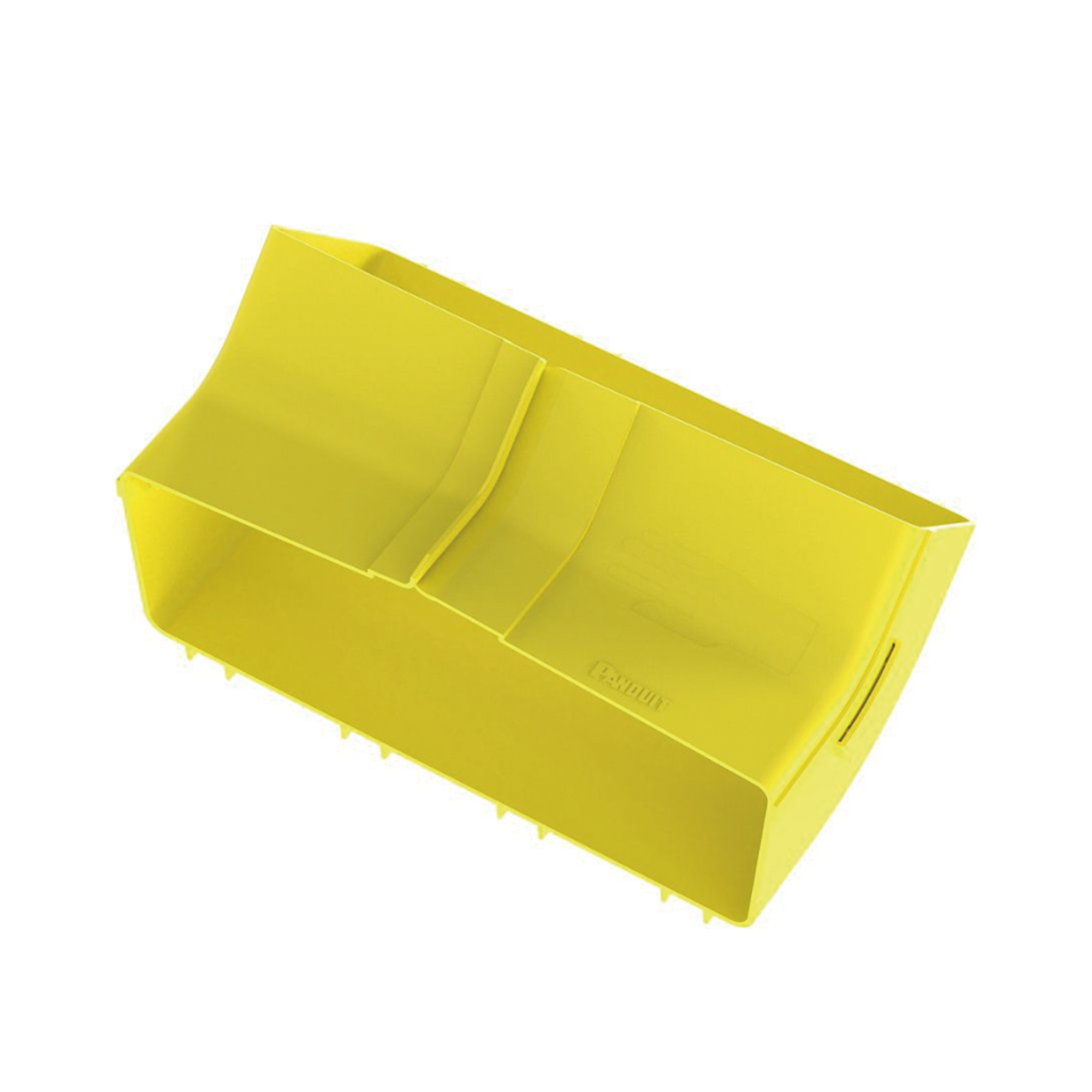Bajada Vertical Interior de 45¬∫ con Tapa, Para uso con Canaletas 12X4 FiberRunner™, Color Amarillo