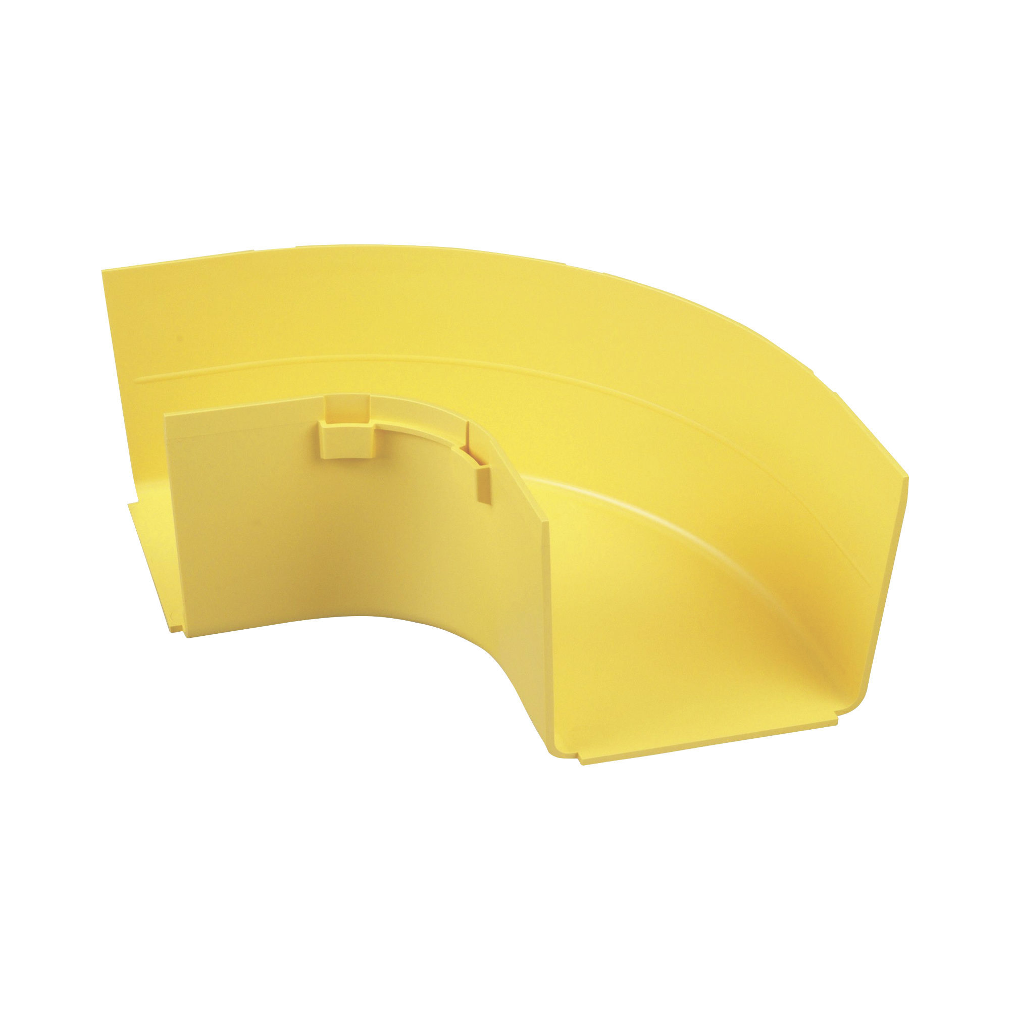 Ángulo Recto a 90¬∫ Horizontal, Para Canaletas FiberRunner™ 4X4, Color Amarillo