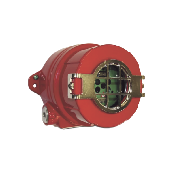 Detector De Flama Multi-Espectro Dual IR/UV, Tecnología Avanzada, Acero Inoxidable, Entradas 2x3/4" NPT, Certificaciones FM, cFM Clase I, División 1, Grupos A,B,C,D. Clase II División 1 Grupos E,F,G, Clase III