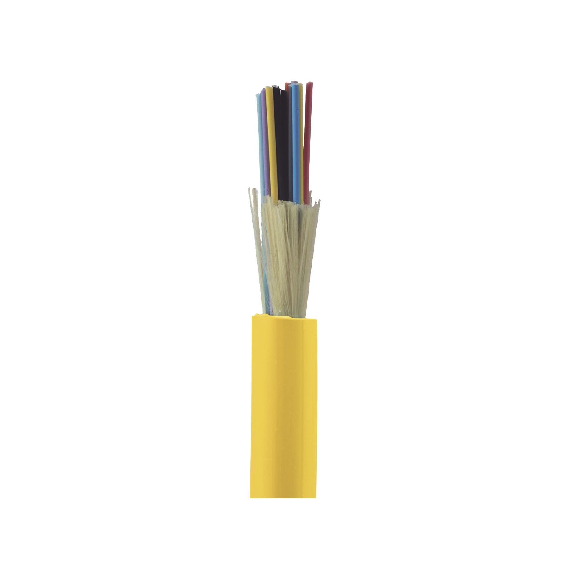 Cable de Fibra Óptica de 24 hilos, Monomodo OS2 9/125, Interior, Tight Buffer 900um, No Conductiva (Dieléctrica), OFNP (Plenum), Precio Por Metro