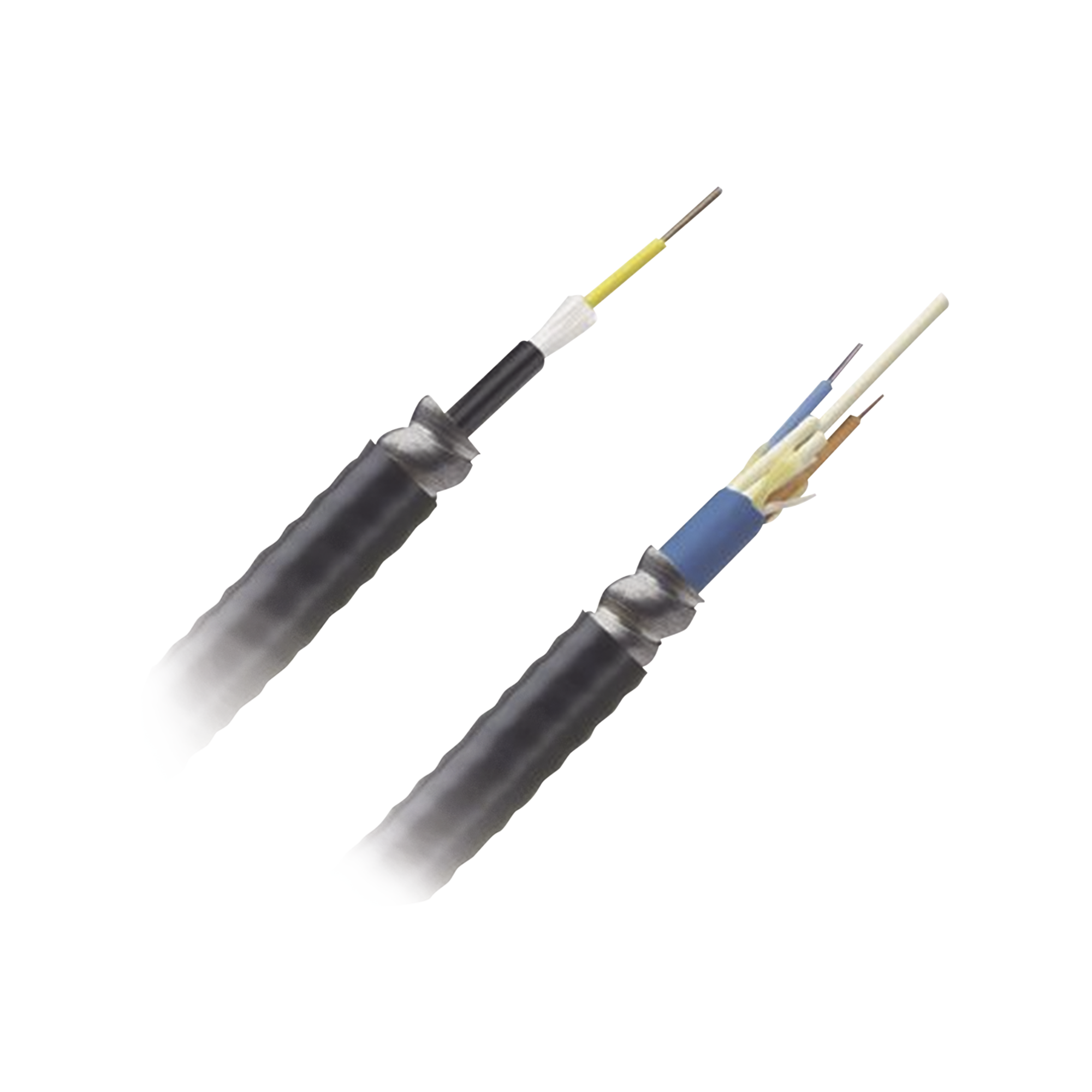 Cable de Fibra Óptica de 12 hilos, Monomodo OS2, Interior/Exterior, Armada, Loose Tube 250um, OFCR (Riser), Precio Por Metro