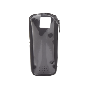 Funda Reforzada en Piel para Cinto, con Cierre y Amplio Visor Frontal Transparente para Radios Aéreos IC-A25.