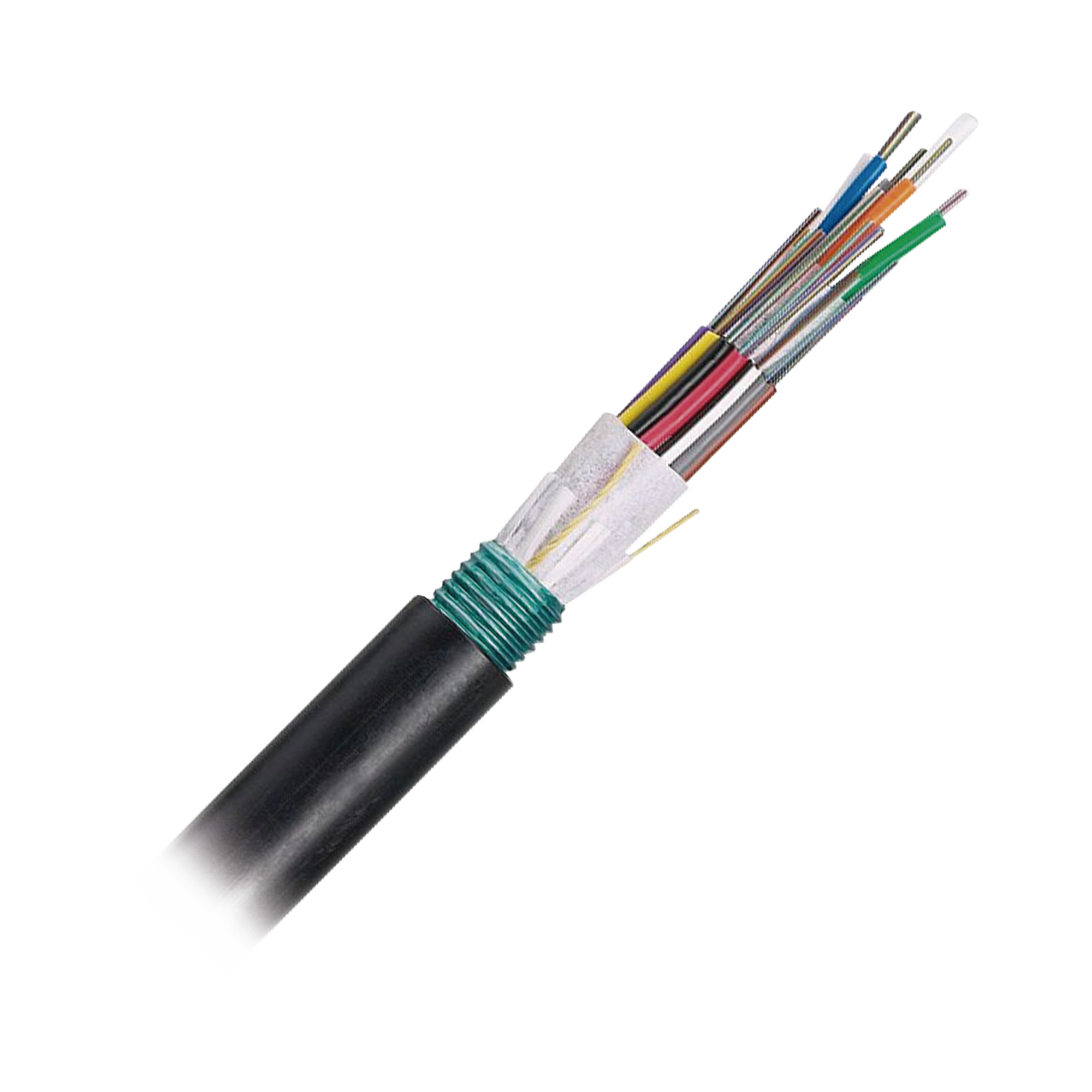 Cable de Fibra Óptica de 12 hilos, OSP (Planta Externa), Armada, 250um, Monomodo OS2, Precio Por Metro