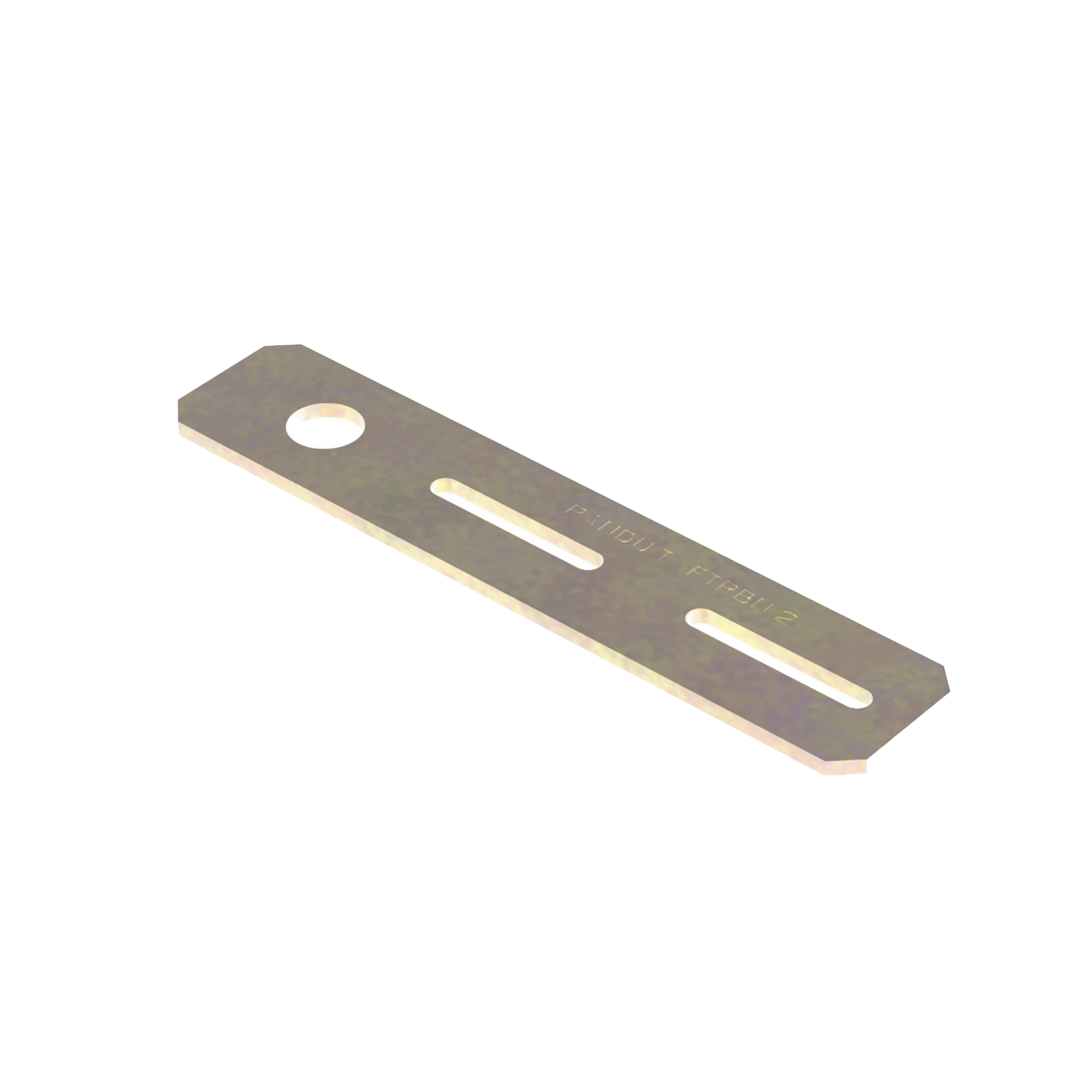 Soporte de Montaje a Techo, para Canaletas FiberRunner 2X2 o 4X4, Uso con Varilla Roscada de 1/2", Color Negro