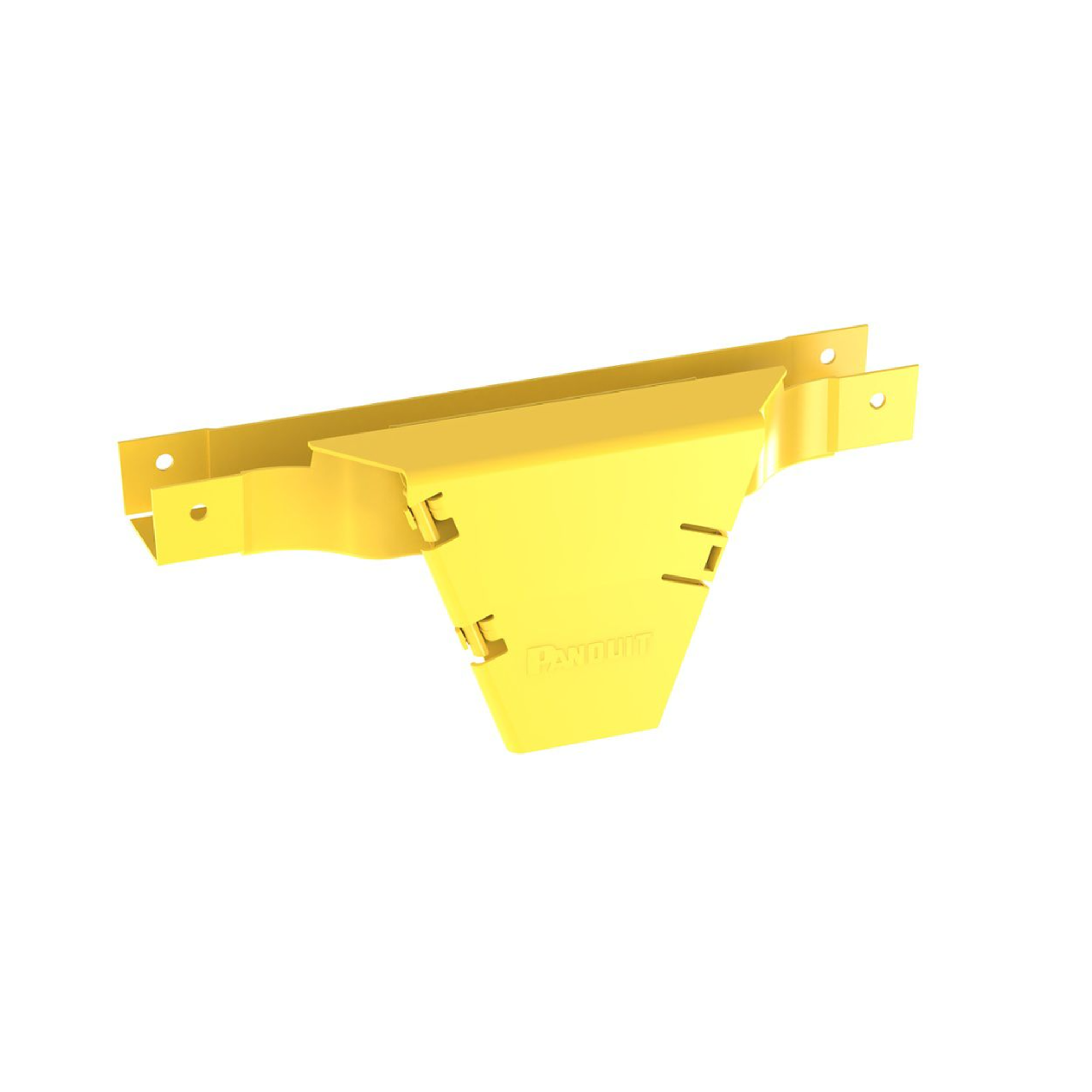 Accesorio en T con Conexión Horizontal y Bajada Vertical a 90¬∫, Para Canaletas FiberRunner™ 2x2, Color Amarillo