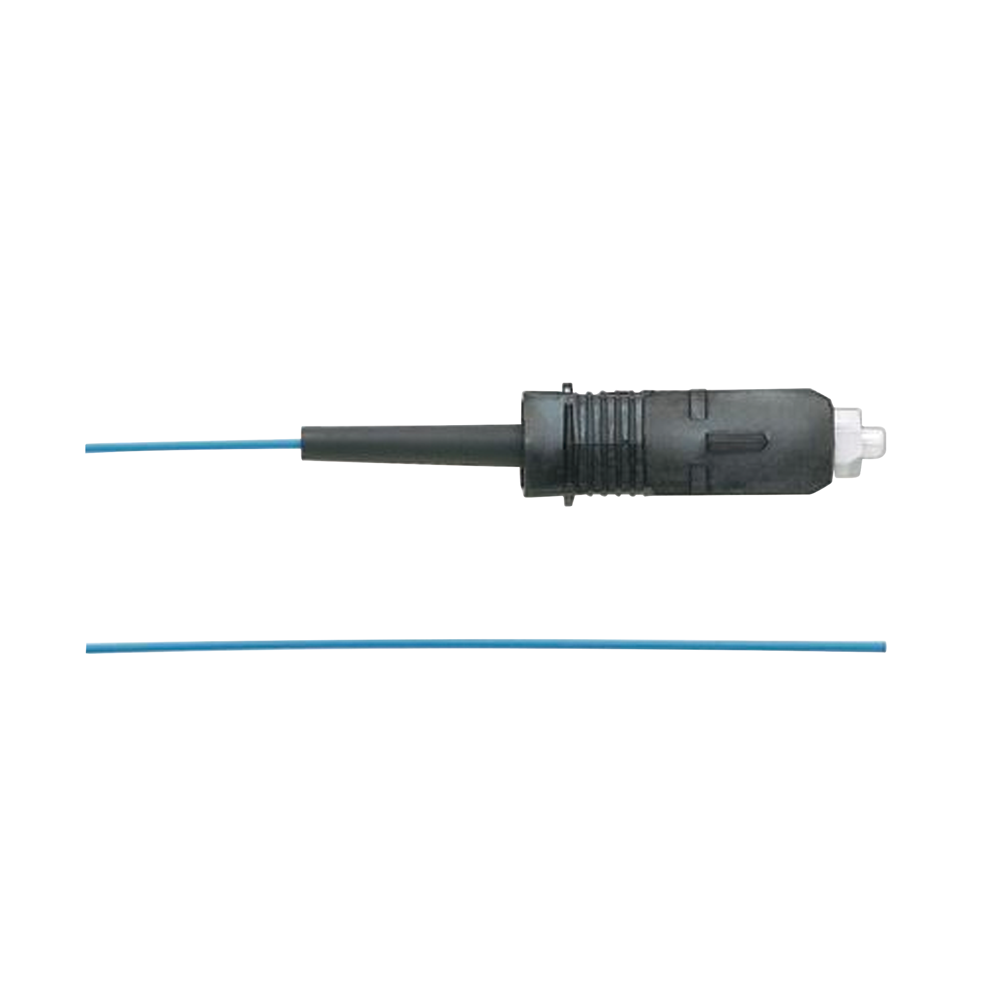 Pigtail de Fibra Óptica SC Simplex, Multimodo OM4 50/125, 900um, Color Aqua, 1 Metro