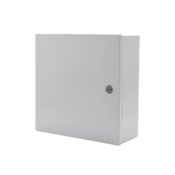 Gabinete de Acero, Uso Interior (Nema 1)  de 80 x 60 x 20 cm con Placa Interna / Tipo Telefónico.