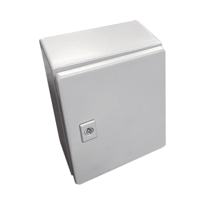 Gabinete de Acero, Nema 4 -IP 66 de 50 x 70 x 25 cm con Platina y certificado UL.