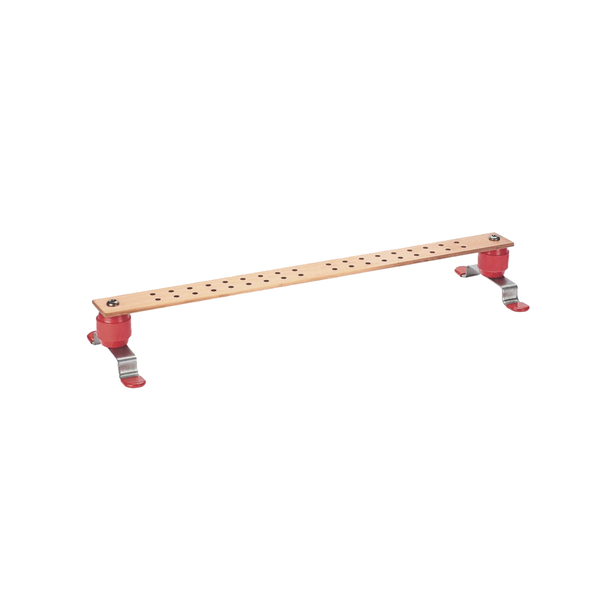 Barra de Conexión a Tierra StructuredGround™ para Telecomunicaciones y Centro de Datos, de 1/4" Grosor X 2" Ancho X 24" Largo.