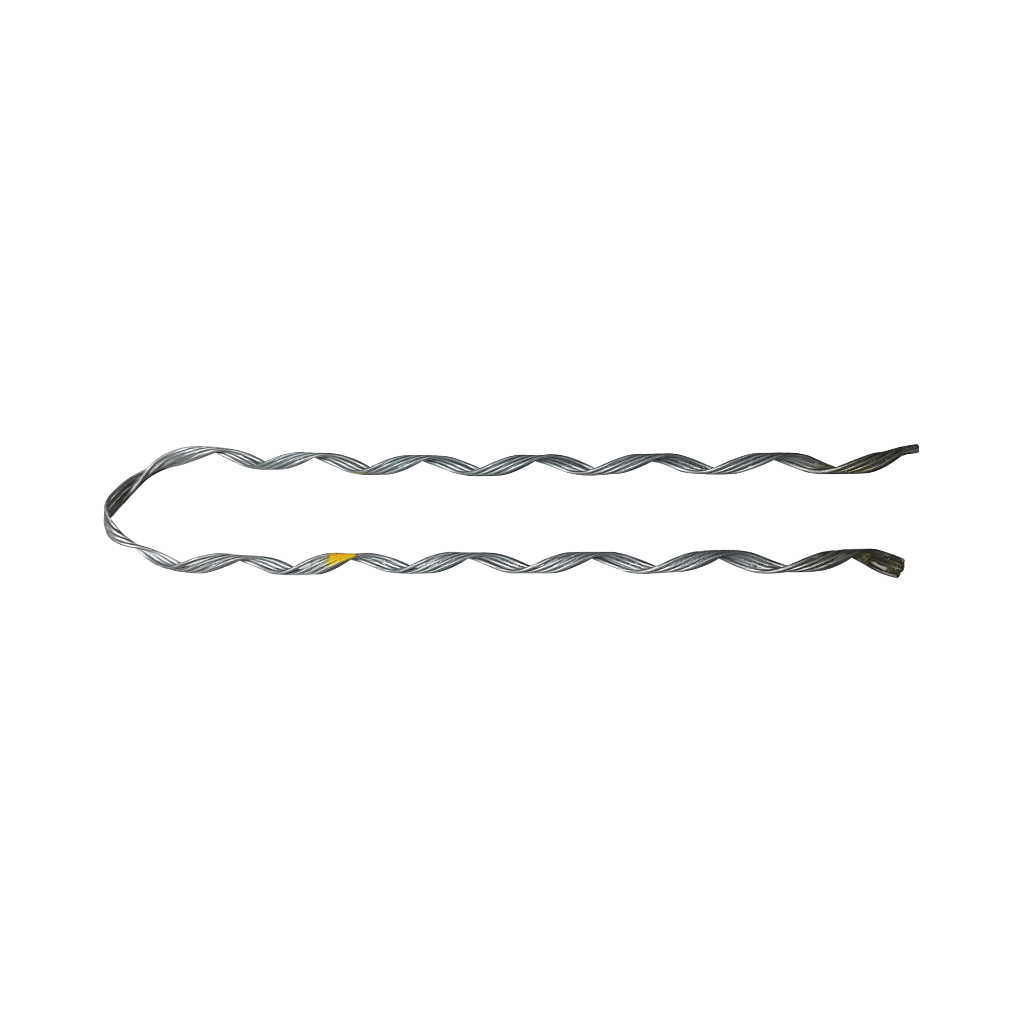 Remate Preformado de Acero Galvanizado para fibra Mini-ADSS, diámetros 6-7 mm