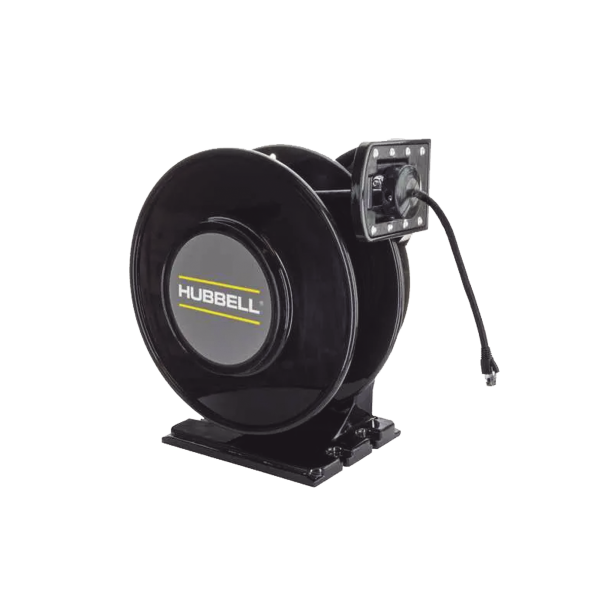 Black Industrial Reel, 50 Ft, CAT6 Cable