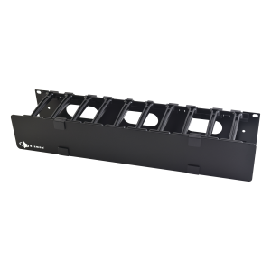Organizador de Cable Horizontal RouteIT, Sencillo, Para Rack de 19in, 4in de profundidad, 2UR