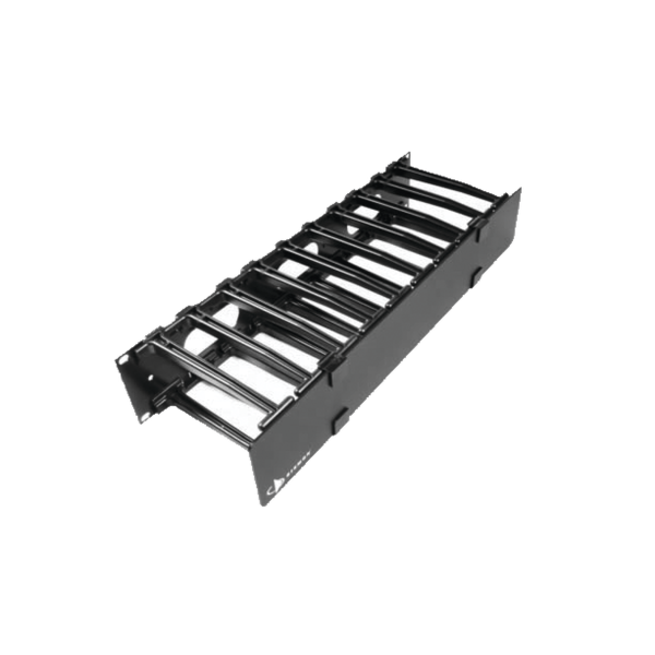 Organizador de Cable Horizontal RouteIT, Sencillo, Para Rack de 19in, 6in de profundidad, 1UR