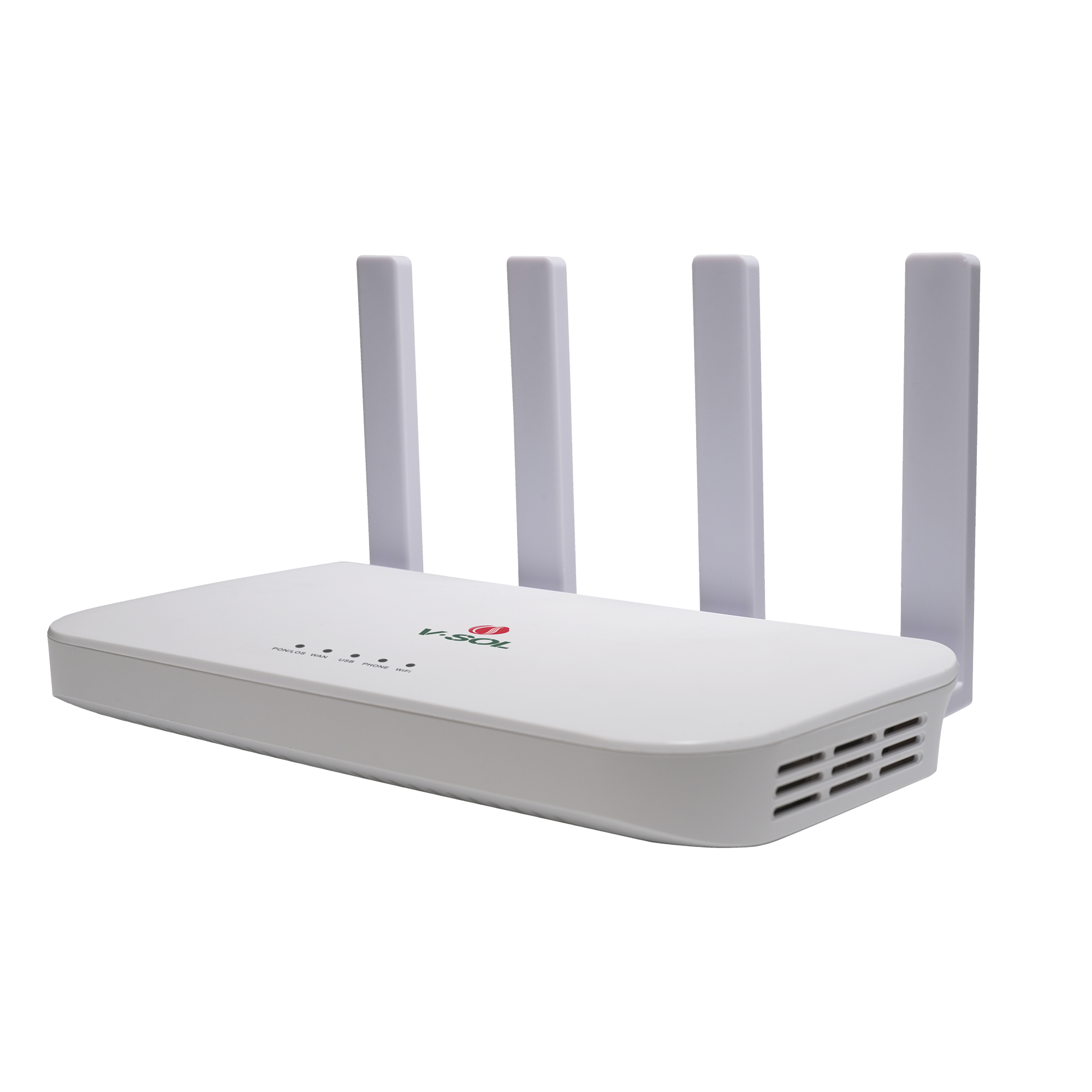 ONU XGSPON / Wi-Fi 6 / 1 Puerto RJ45 2.5 Gbps / 3 Puertos RJ45 1 Gbps / 1 FXS / 1 Puerto USB /