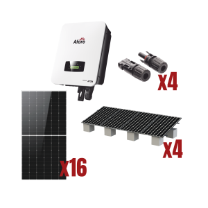 Kit Solar Interconexion  / 9kW  220Vca / Inversor AFORE / Montaje Incluido