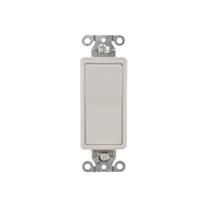 Interruptor Decorador de 20 A 120-277 V CA/ 3 Vías/ Cableado Lateral y Posterior / Color Blanco.
