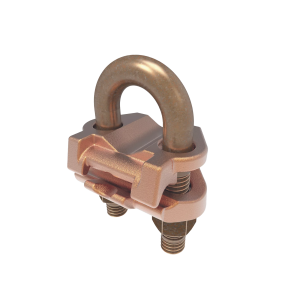 Conector Mecánico para Cable Calibre 4 a 2/0 AWG / Paralelo o 90¬∞ a Tubo de 3/8" o Varilla de 5/8" - 3/4".