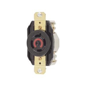 Receptáculo con Bloqueo de Media Vuelta Industrial 20 A 125/250 V CA / 3 Polos 4 Hilos / Nema L14-20R.