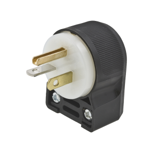 Clavija en ángulo/ 20 A 125 V CA/ 2 Polos 3 Hilos/ Nema 5-20 P/Grado Comercial - Industrial.