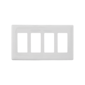 Tapa 4 Multigang/ Color Blanco.