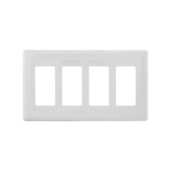 Tapa 4 Multigang/ Color Blanco.