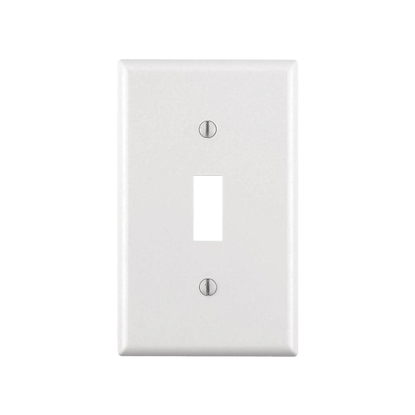 Placa para Interruptor de Palanca / Color Blanco.