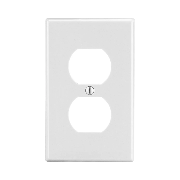 Tapa para Contacto Dúplex Color Blanco.