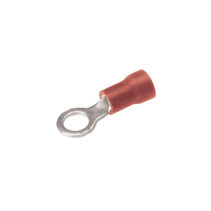 Zapata Terminal de Ojillo  para Tornillo 3/8 in (10 mm) calibre 22-16 AWG con aislamiento de vinilo.