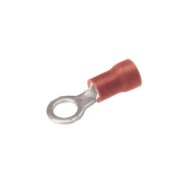 Zapata Terminal de Ojillo  para Tornillo 3/4 in calibre 22-16 AWG con aislamiento de vinilo.