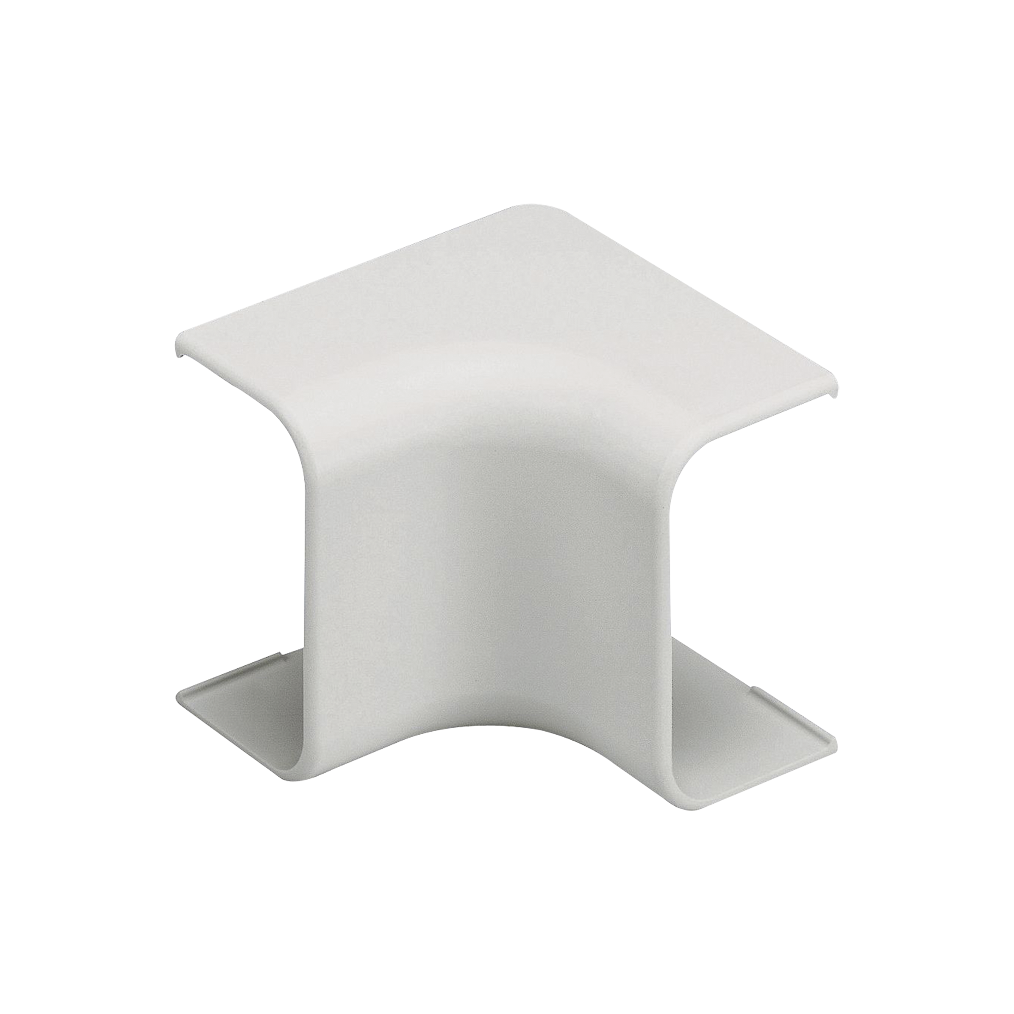 Esquinero interior, para uso con canaleta LD10, material ABS, Color Blanco Mate