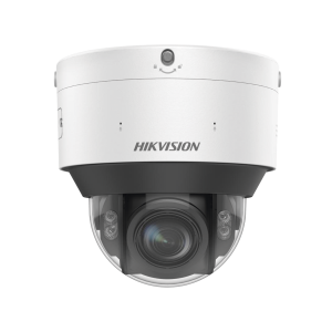 Domo IP 8 Megapixel / Lente Mot. 2.8 - 12 mm / Dual Light (30 mts IR + 30 mts Luz Blanca) / IK10 / IP67 / Reconocimiento Facial / WDR 140 dB / DeepinView / Búsqueda por Atributos / Heat Map / ACUSENSE / DARKFIGHTER S / Audio de Dos Vías