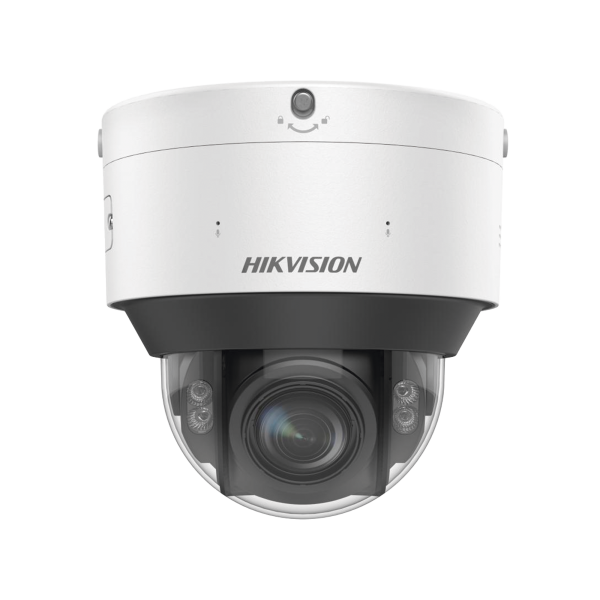 Domo IP 8 Megapixel / Lente Mot. 2.8 - 12 mm / Dual Light (30 mts IR + 30 mts Luz Blanca) / IK10 / IP67 / Reconocimiento Facial / WDR 140 dB / DeepinView / Búsqueda por Atributos / Heat Map / ACUSENSE / DARKFIGHTER S / Audio de Dos Vías