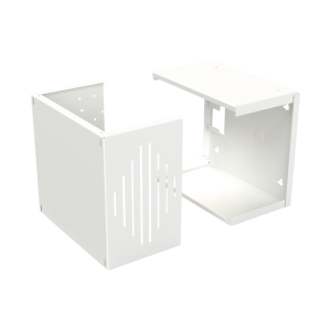 Gabinete para Resguardo de Sirena de 30 W (SF581A o SF581L No incluida), Preparación para Tamper (No incluido).