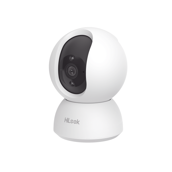 Mini Domo PT IP 2 Megapixel / Lente 4 mm / 10 mts IR / WiFi / Compatible con HiLook Vision App / Uso Residencial / Audio de Dos Vías / Memoria Micro SD / H.265+