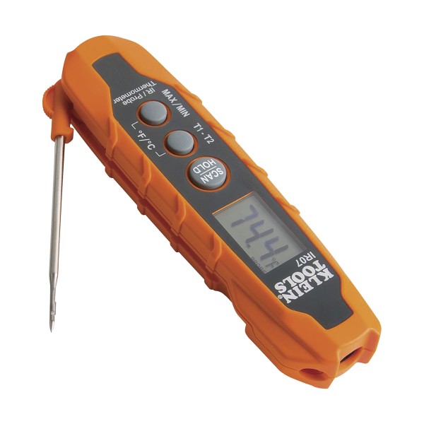Termómetro Doble IR/Sonda con Medición ¬∫C y ¬∫F. Con Pantalla Retroiluminada