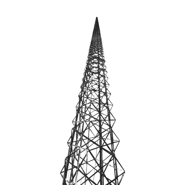Torre de Fibra de Carbono 18.3 metros (60 pies) Autosoportada- ULTRA LIGERA.