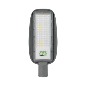 Luminaria LED  de 100 W / 100 - 265 V CA~50/60 Hz / Fotocelda  / Color Blanco/ Dimensiones 200 x 465 x 78 mm / Ángulo de Luz 135°