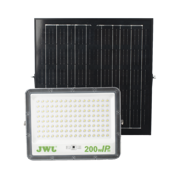 Reflector con Panel Solar 200 W /  Batería 3.2  V CD / T.C.C. 6 500 K / IP66.