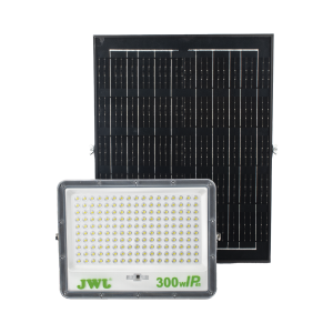 Reflector con Panel Solar 300 W /  Batería 3.2  V CD / T.C.C. 6 500 K / IP66.