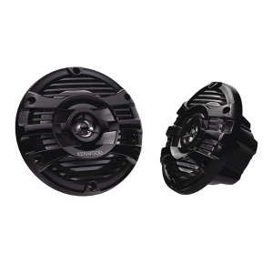 Par de altavoces fabricados en grado marinos en color negro de 6.5" potencia máxima de 150 W