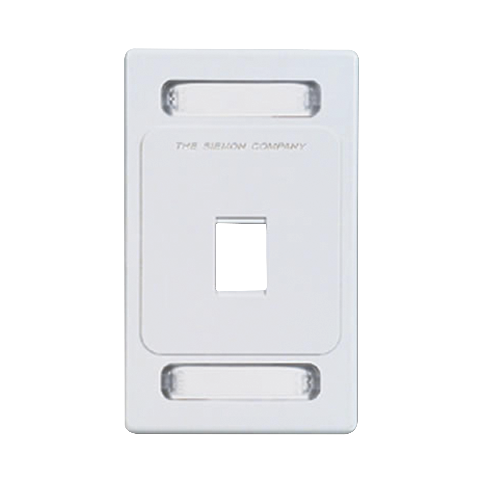 Placa de pared Keystone de 1 salida, color blanco, para jacks Keystone Z-MAX y MAX