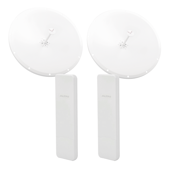 Kit de Enlace Completo PTP en 5 GHz, Hasta 20 km, con el Modelo Conectorizado C1XAN y Antena Direccional de 28 dBi Modelo TXP-D4865-28-SMA, Administración en Nube Gratis con INSIGHTS