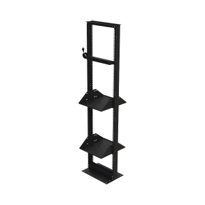 Kit de Rack Estándar 19", 45 UR con 2 Charolas  y PDU (8 tomas). Ideal para UPS y Servidores tipo Torre.